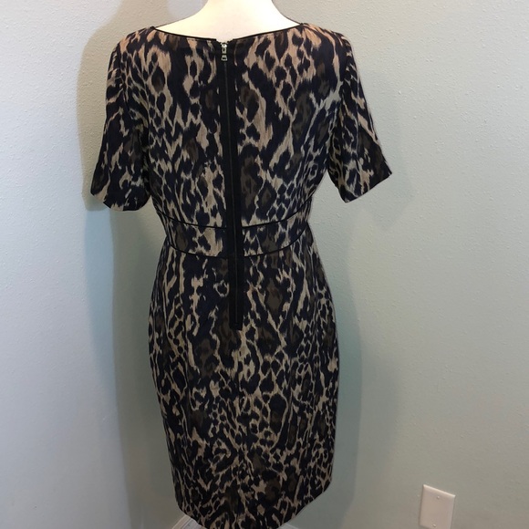 Ellie Tahari dress leopard print - Picture 2 of 8